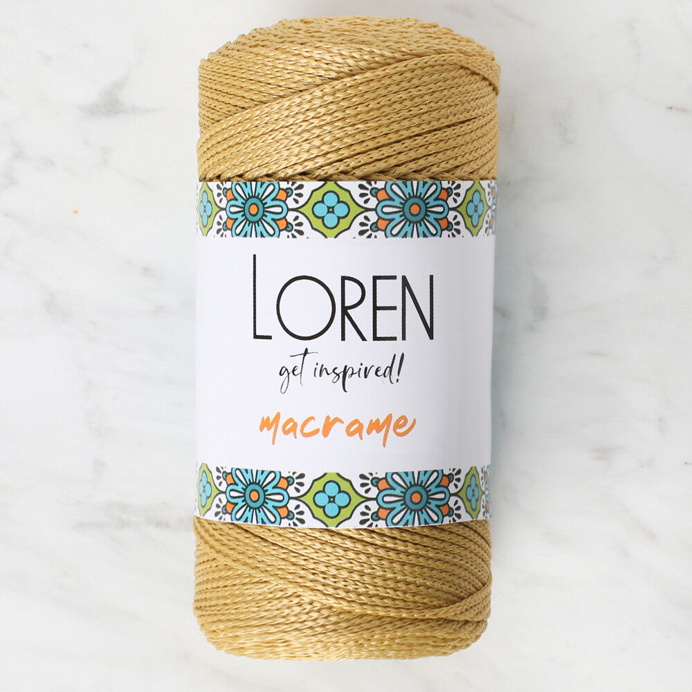 Loren Macrame Gold El Örgü İpi - RM 050